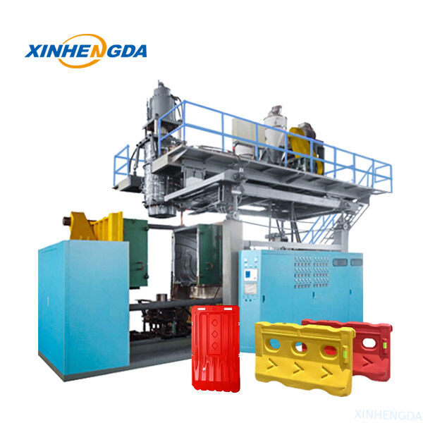 Precise HDPE Road Barrier Blow Molding Machine Road Plastics Integrated Hollow