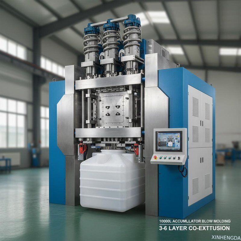 10000L Accumulator Blow Molding Machine – High-Capacity Water Tank Moulding Solution with 3–6 Layer Co-Extrusion