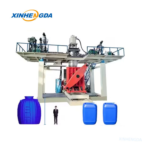 500 Liter 4Layer Plastic Extrusion Blow Moulding Machine High Speed Automatic
