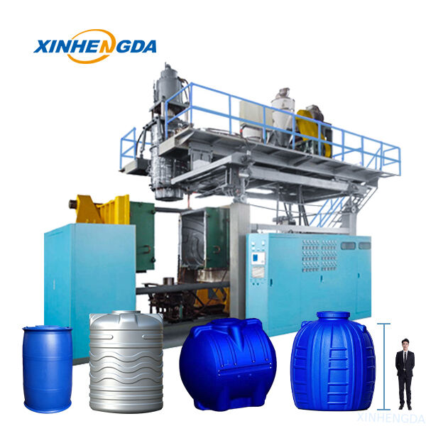 Plastic Drum Making Machine High Precision Extrusion Blow Molding Equipment Uniform Wall Thickness