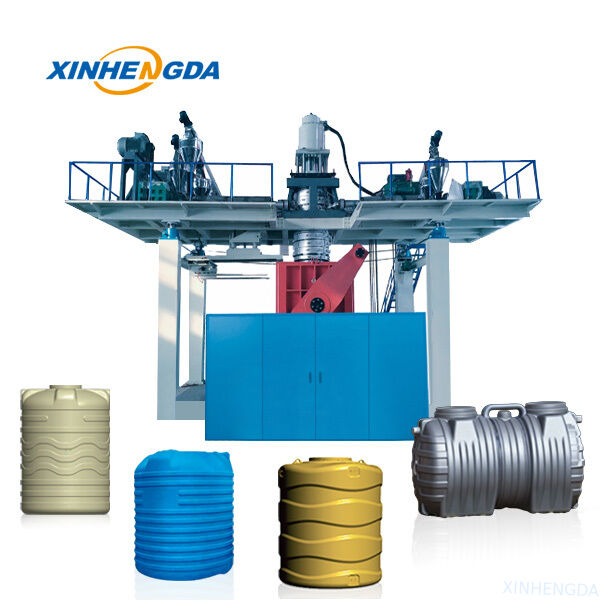 3-6 Layer accumulator head blow molding machine, energy-saving for 10000L water tank